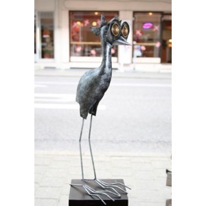 Fugl metal mat h:60cm
